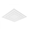 VEVOR Ceiling Tiles, 12-Pack 24 x 24 in, Drop Ceiling Tiles Premium PVC Sheet, Easy Installation/ Cutting Plastic Glue-up Ceiling Tile, Ceiling Covering for Home/Office Decoration, White Peg Pattern