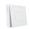 VEVOR Ceiling Tiles, 12-Pack 24 x 24 in, Drop Ceiling Tiles Premium PVC Sheet, Easy Installation/ Cutting Plastic Glue-up Ceiling Tile, Ceiling Covering for Home/Office Decoration, White Geometric