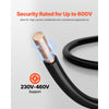 VEVOR 12 AWG Solid THHN Wire, 100% OFC Copper Electrical Building Wire with Nylon Jacket PVC Insulation, Rated for Up to 600 Volts, Heavy-Duty for Residential, Industrial, Commercial, Black (100 Feet)