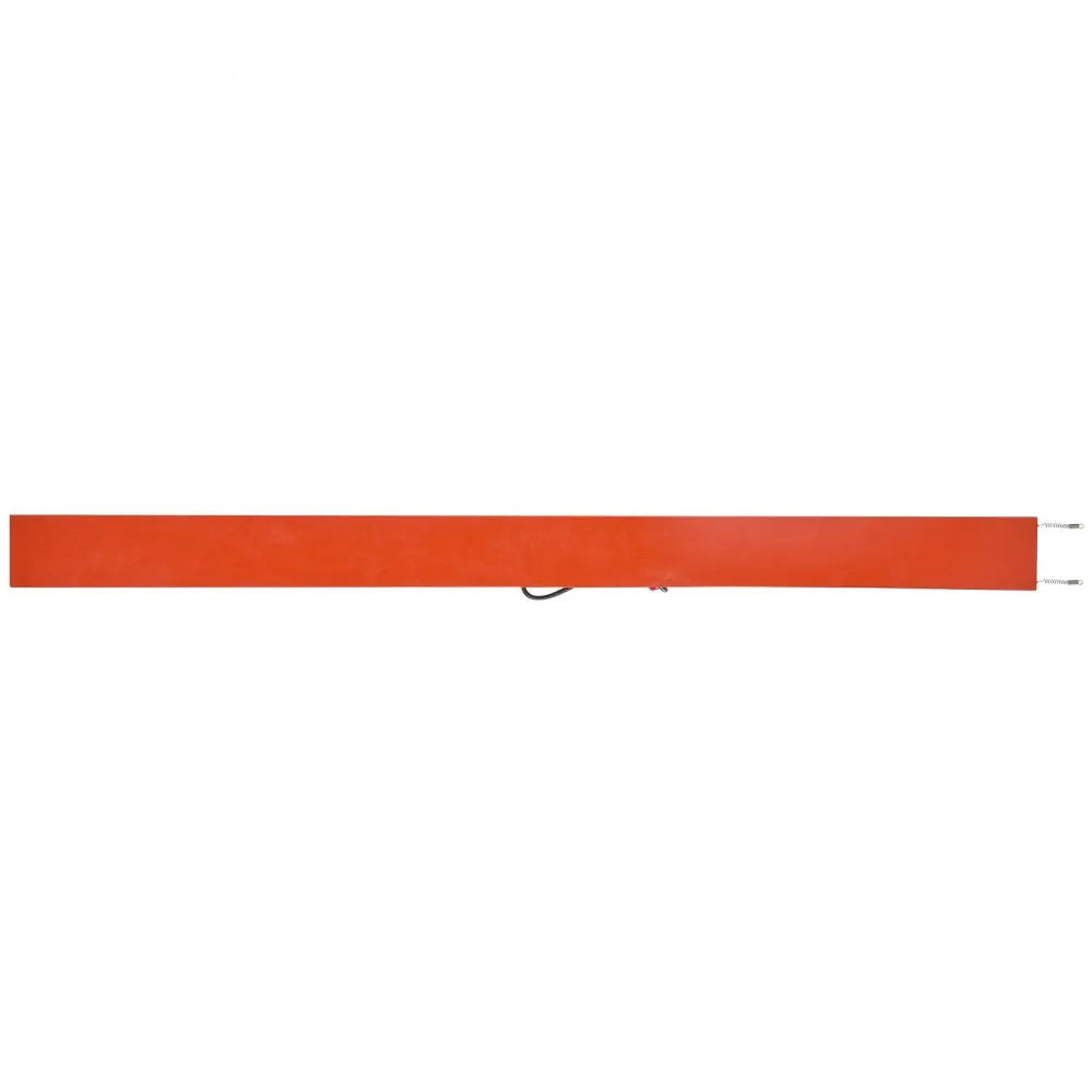VEVOR Metal Drum Heater, 1200 Watt 5 inch Width, Pail Heating Band for 55 Gallon Barrel, 86-302℉ Adjustable Thermostat, High Efficiency Silicone Grease Keg Heater, FCC Listed Orange