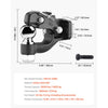 VEVOR Pintle Hook, 30000 lbs Towing Capacity, Trailer Hitches Receiver Hook Combination 2-5/16-inch Hitch Ball, Fits 2.5 to 3-inch Lunette Ring with Mounting Kit, Wear-resistant, Black Powder Coat