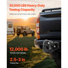 VEVOR Pintle Hook, 30000 lbs Towing Capacity, Trailer Hitches Receiver Hook Fits for 2.5 to 3-inch Lunette Ring with Mounting Kit, Wear-resistant, Black Powder Coat, Suitable for Various Vehicles