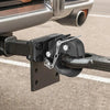 VEVOR Pintle Hook, 30000 lbs Towing Capacity, Trailer Hitches Receiver Hook Fits for 2.5 to 3-inch Lunette Ring with Mounting Kit, Wear-resistant, Black Powder Coat, Suitable for Various Vehicles