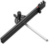 VEVOR Precision Miter Gauge, Standard Slot 3/4'' x 3/8'', Aluminum Alloy Table Saw Miter Gauge with 24 in Grating 15 Angle Stops Adjustable Spring Loaded Plunger and Removable Disc, for Woodworking
