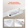 VEVOR 15-Inch Floor Registers, 10-Pack Baseboard Registers, HVAC Heavy-Duty Walkable Iron Floor Vents, Rustproof Anti-Peeling Air Vents Deflector Adjustable with Metal Damper for Home & Office, White