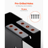 VEVOR Concealed Joist Hanger, 2x4 Inch Outdoor Concealed-Flange Joist Bracket with Screws, Steel Light Joist Hangers for 1.93 x 3.62 Inch / 49 x 92 mm Beam, Swing, Fence, Wooden Slides, 12 Pcs