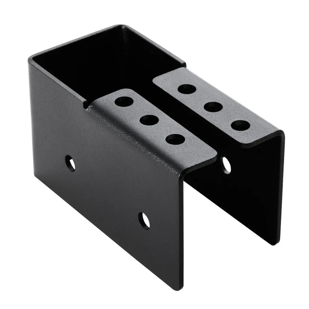 VEVOR Concealed Joist Hanger, 2x4 Inch Outdoor Concealed-Flange Joist Bracket with Screws, Steel Light Joist Hangers for 1.93 x 3.62 Inch / 49 x 92 mm Beam, Swing, Fence, Wooden Slides, 12 Pcs
