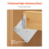 VEVOR Hurricane Ties for Rafter, Inner Size 5.31x1.57x2.48 in / 135x40x63 mm, Heavy Duty Hurricane Straps, Heavy Duty Rafter Ties Brackets Joist Hangers for Roof Beam Wooden Construction, 25 Pcs