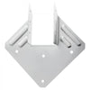 VEVOR Hurricane Ties for Rafter, Inner Size 5.31x1.57x2.48 in / 135x40x63 mm, Heavy Duty Hurricane Straps, Heavy Duty Rafter Ties Brackets Joist Hangers for Roof Beam Wooden Construction, 25 Pcs