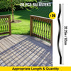VEVOR Deck Balusters, 26 Pack Metal Deck Spindles, 32.25\"x1\" Staircase Baluster with Screws, Iron Deck Railing for Wood and Composite Deck, Stylish Baluster for Outdoor Stair Deck Porch