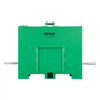 VEVOR Ballast Box, 3-Point Category 1 Tractor Ballast of 800 lbs Capacity, with Standard 2 Inch Hitch Receiver, Heavy-Duty Steel 3.2 ft³ Large Volume Durable Loader Attachment with Sliding Door, Green