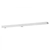 VEVOR Bypass Sliding Door Hardware Kit, 4 ft Aluminum Alloy Dual-Track Bypass Door Hardware, Smooth and Quiet Sliding, Easy to Install, for 1" to 1 3/4" Thickness 24" Width 2 Door System, for Closet