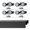 VEVOR Bypass Door Hardware, 4ft Heavy Duty Bypass Sliding Door Hardware Kit, Aluminum Alloy Sliding Closet Door Hardware Set with Finger Pulls, for 2 Door System, Fit Door Thickness 1 3/8 " - 1 3/4"