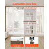 VEVOR Sliding Pocket Door Hardware Track Kit, 4.73 ft Heavy Duty Pocket Door Hardware Kit, Commercial Grade Pocket Door Hardware and Track Set for 24"-30" Wide Single Door, Smoothly and Easy to Install