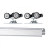 VEVOR Sliding Pocket Door Hardware Track Kit, 4.73 ft Heavy Duty Pocket Door Hardware Kit, Commercial Grade Pocket Door Hardware and Track Set for 24"-30" Wide Single Door, Smoothly and Easy to Install