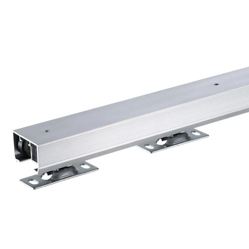 VEVOR Sliding Pocket Door Hardware Track Kit, 4.73 ft Heavy Duty Pocket Door Hardware Kit, Commercial Grade Pocket Door Hardware and Track Set for 24"-30" Wide Single Door, Smoothly and Easy to Install