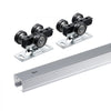 VEVOR Sliding Pocket Door Hardware Track Kit, 5.73 ft Heavy Duty Pocket Door Hardware Kit, Commercial Grade Pocket Door Hardware and Track Set for 24"-36" Wide Single Door, Smoothly and Easy to Install