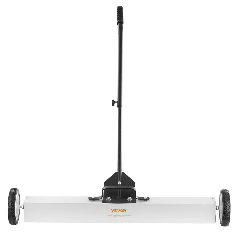 VEVOR 55Lbs Rolling Magnetic Sweeper with Wheels,Push-Type Magnetic Pick Up Sweeper, 36-inch Large Magnet Pickup Lawn Sweeper with Telescoping Handle, Easy Cleanup of Workshop Garage Yard