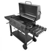 VEVOR Charcoal Grill, 780 sq.in. Extra-Large Charcoal Barbecue Grill with 2 Liftable Charcoal Trays & Folding Side Tables, High-Temp Powder-Coated Steel BBQ Cooking Grills for Patio Backyard Parties