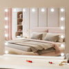 VEVOR Hollywood Vanity Mirror With Lights, Dimmable Bulbs &3 Color Lighting Modes, Makeup Mirror w/ Detachable 5X Magnification,USB Port,Type C,Smart Touch Control,Desktop Wall-mount( 31.5x23.6in, White)
