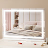 VEVOR Large Vanity Mirror with Lights and Bluetooth Speaker, Three Color Lighting Modes, Lighted Makeup LED Mirror,5X Magnification,USB,Smart Touch Control,Desktop Wall-Mount (31.5x21.7in, White)