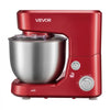 VEVOR 5.3+4.2 Qt Tilt Head Stand Mixer 400W Electric Dough Mixer, 3 Speeds Food Kitchen Mixer with Stainless Steel Bowl, Splash Guard, Dough Hook, Whisk, Beater, for Baking Mixing Whipping