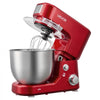 VEVOR 5.3+4.2 Qt Tilt Head Stand Mixer 400W Electric Dough Mixer, 3 Speeds Food Kitchen Mixer with Stainless Steel Bowl, Splash Guard, Dough Hook, Whisk, Beater, for Baking Mixing Whipping