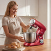 VEVOR 4.2 Qt Tilt Head Stand Mixer 400W Electric Dough Mixer, 6 Speeds Food Kitchen Mixer with Stainless Steel Bowl, Splash Guard, Dough Hook, Whisk, Beater, for Baking Mixing Whipping