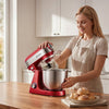 VEVOR 5.3 Qt Tilt Head Stand Mixer 400W Electric Dough Mixer, 10 Speeds Food Kitchen Mixer with Stainless Steel Bowl, Splash Guard, Dough Hook, Whisk, Beater, for Baking Mixing