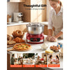 VEVOR 5.3 Qt Electric Dough Maker 500W Stand Mixer Removable Lid, Stepless Speed Adjustment Food Kitchen Mixer with Stainless Steel Bowl, Dough Hook, Whisk, Beater, for Pizza Bread Pasta Mochi