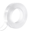 VEVOR Double Sided Tape Heavy Duty, 16 ft Long Nano Mounting Tape, Strong Adhesive & Reusable, Clear Two Sided Wall Tape, Removable Poster Picture Hanging Strips for Home, Office, Car, Outdoor Use