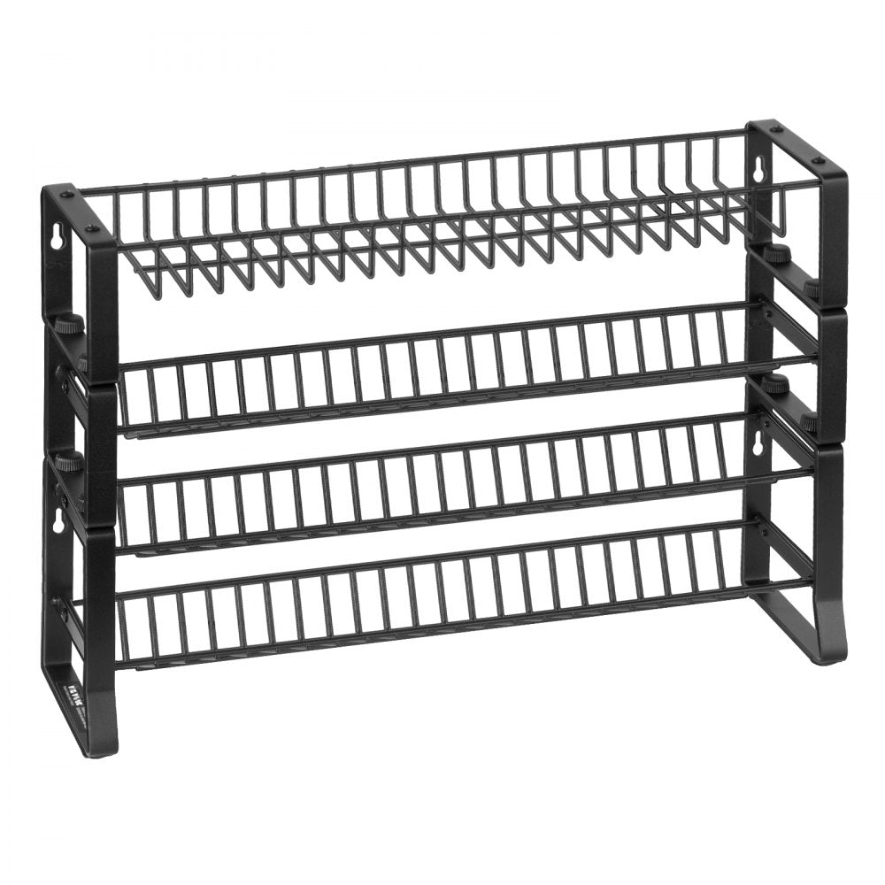 VEVOR Detachable Spice Rack Organizer for Cabinet, 4 Tie Stackable Seasoning Organizer, Spice Jars Kitchen Storage for Countertop Kitchen Pantry Cupboard, 15.8x10.7 in