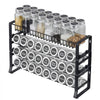 VEVOR Detachable Spice Rack Organizer for Cabinet, 4 Tie Stackable Seasoning Organizer, Spice Jars Kitchen Storage for Countertop Kitchen Pantry Cupboard, 15.8x10.7 in