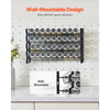VEVOR Spice Rack Organizer for Cabinet, Spice Organizer with 36 Empty Spice Jars, Lids, Spice Labels, and Funnel Complete Set, Seasoning Organizer for Countertop, Kitchen, Pantry, Cupboard, 18x11 in