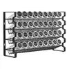 VEVOR Spice Rack Organizer for Cabinet, Spice Organizer with 36 Empty Spice Jars, Lids, Spice Labels, and Funnel Complete Set, Seasoning Organizer for Countertop, Kitchen, Pantry, Cupboard, 18x11 in