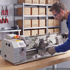 VEVOR Metal Lathe 8.7 x 30 in 1100W Benchtop Lathe Machine Variable Speed, 3000 RPM Max Spindle Speed, with Metal Gear, Brushless Motor, 8 Metric 8 Imperial Threads, for Metalworking Threading Turning