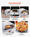VEVOR Outdoor Pizza Oven easy operation steps