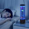 VEVOR Sensory Bubble Tube Lamp, 16 Color Changing Light Effects, Water Fish Lamp with Built-in Bluetooth Speaker & White Noise, Fake Aquarium Tank Night Light for Bedroom Living Room Home Decor