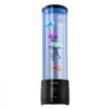 VEVOR Sensory Bubble Tube Lamp, 16 Color Changing Light Effects, Water Fish Lamp with Built-in Bluetooth Speaker & White Noise, Fake Aquarium Tank Night Light for Bedroom Living Room Home Decor