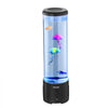 VEVOR Sensory Bubble Tube Lamp, 16 Color Changing Light Effects, Water Fish Lamp with Built-in Bluetooth Speaker & White Noise, Fake Aquarium Tank Night Light for Bedroom Living Room Home Decor