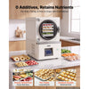 VEVOR Vacuum Freeze Dryer Machine, 4.4-6.6 lbs/Batch, 4 Trays, 5 Presets for Fruit Vegetable Meat Storage, Compact Countertop Freeze Drying Equipment with LCD Touchscreen, Auto Defrost, Carbon Steel