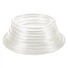 VEVOR Clear Vinyl Tubing, 3/8" ID x 1/2" OD, 50FT Plastic PVC Tubing, Flexible and Cuttable Clear Hose, 1/16 in Wall Thickness, High-strength PVC Material for Aquarium Irrigation Swimming Pool Lab