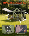 VEVOR Pop up Gazebo Screen Tent 13 x 13 ft - image 6