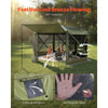 VEVOR Pop up Gazebo Screen Tent, 12 x 12 ft Large 6-Sided Camping Canopy Tent with Removable Top & Carry Bag, Quick-Set & Bite-Proof, Screen House Sun Shelter for 8-10 Persons Backyard Patio, Green