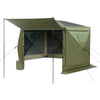 VEVOR Pop up Gazebo Screen Tent, 12 x 12 ft Large 6-Sided Camping Canopy Tent with Removable Top & Carry Bag, Quick-Set & Bite-Proof, Screen House Sun Shelter for 8-10 Persons Backyard Patio, Green