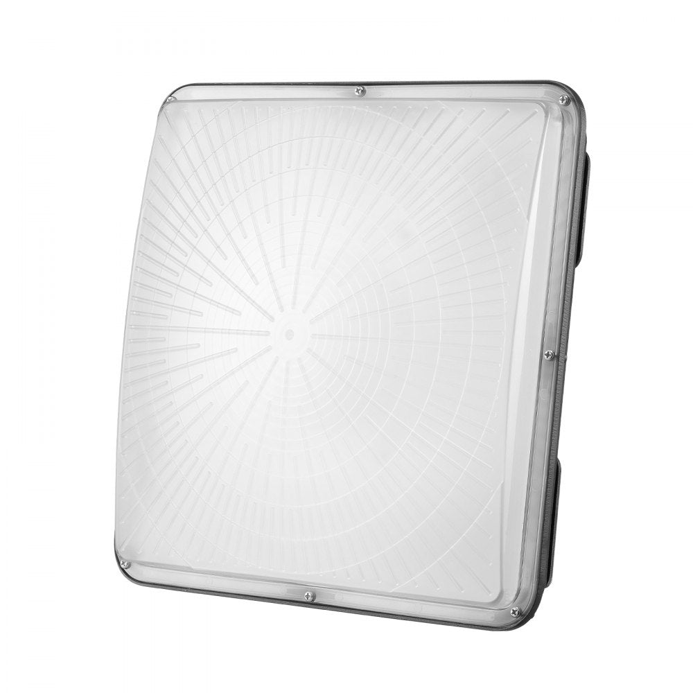 VEVOR LED Canopy Light, 150W, 16500LM 5000K Daylight Commercial Industrial Outdoor Canopy Light, 12.4" x 12.4" Surface Mount Ceiling Lighting for Gas Station Warehouse Garage Street Shop Hotel, IP65