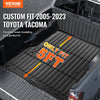 VEVOR Truck Bed Mat, Compatible with 2005-2023 Toyota Tacoma, TPE Truck Bed Liner Mat Fits for 5 FT Bed, Thick and Heavy-Duty Bed Mat Car Accessories for All-Weather Protection, Prevent Slipping