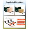 VEVOR Pallet Forks, 2000 lbs Clamp on Pallet Forks, 60-Inch Total Length Heavy-Duty Tractor Fork with Adjustable Stabilizer Bar for Tractor Attachments, Loader Bucket, and Skid Steer, Black