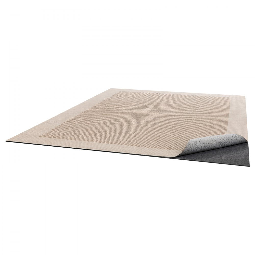VEVOR Rug Pad 10 x 14 ft, Non-slip Carpet Area Pad, Rug Mat Padding with Dual Surface Felt Cushion & Rubber Gripper, Hardwood Floor Protection for All Floors, Finishes, Keeps Carpets in Place