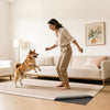 VEVOR Rug Pad 9 x 12 ft, Non-slip Carpet Area Pad, Rug Mat Padding with Dual Surface Felt Cushion & Rubber Gripper, Hardwood Floor Protection for All Floors, Finishes, Keeps Carpets in Place